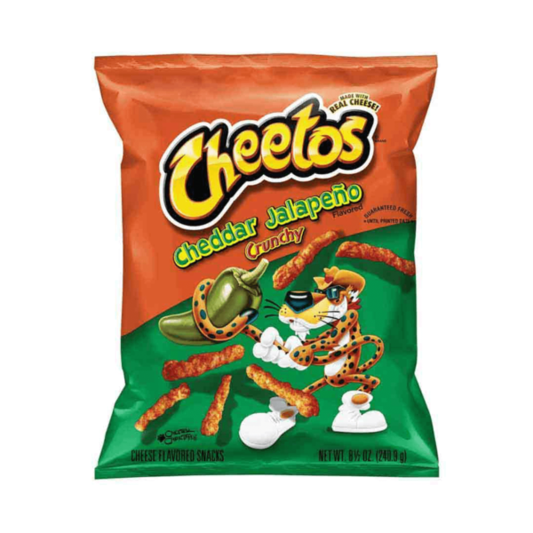 CHEETOS CRUNCHY JELAPENO 8OZ 10PCS
