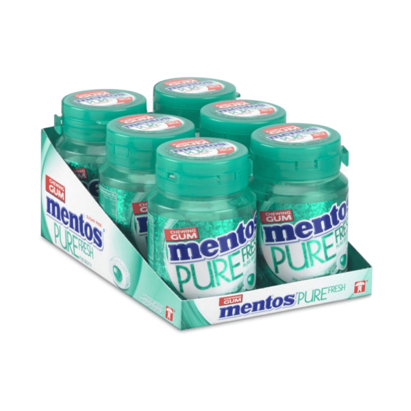 MENTOS CUP PURE FRESH WINTERGREEN 6X60G